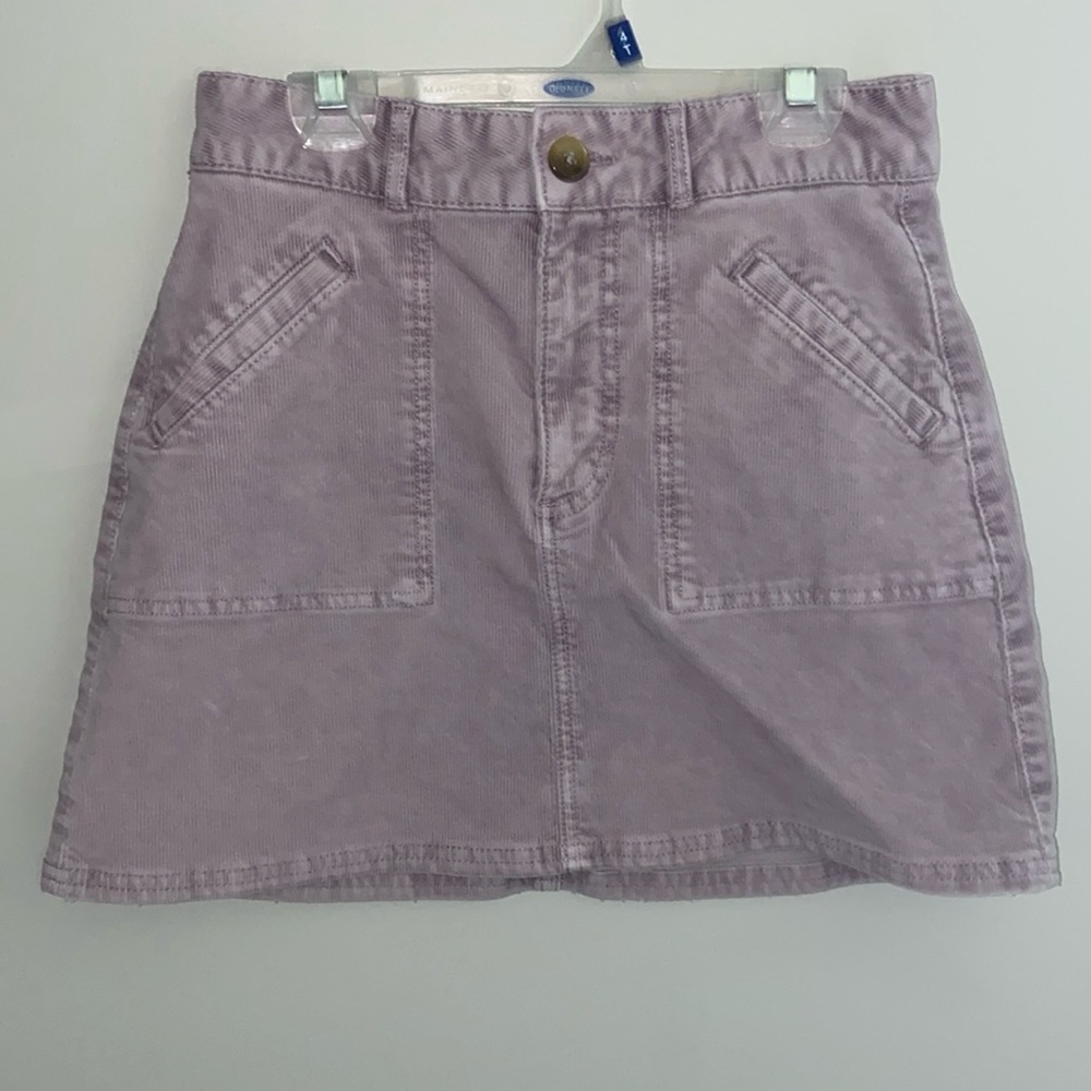 Purple Corduroy American Eagle Skirt